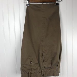Lands’ End Traditional Fit Tan/Bark Chino Pants